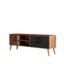 Hanah Home Soporte de TV Nogal y Antracita